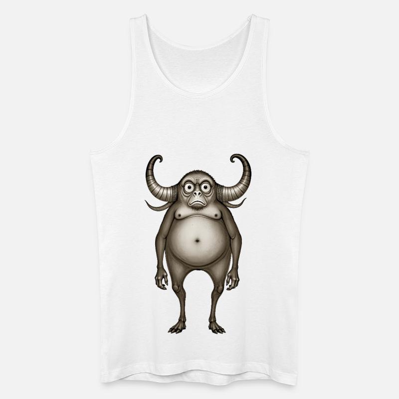 BUG #6 – dunkle Hölle - Männer Bio Tank Top - Weiß