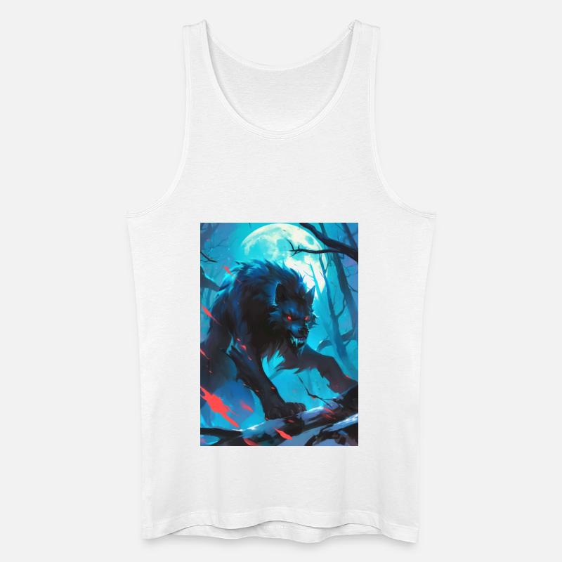Werewolf Werwolf - Männer Bio Tank Top - Weiß