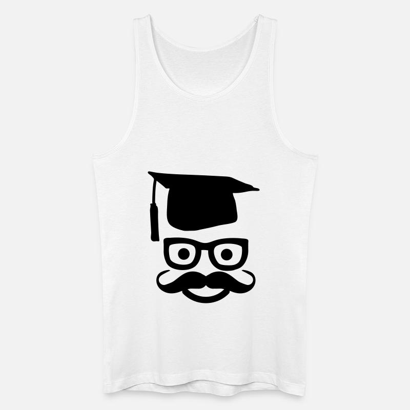 professor lehrer - Männer Bio Tank Top - Weiß