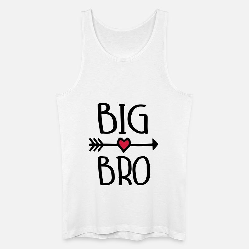 Big Bro - Männer Bio Tank Top - Weiß