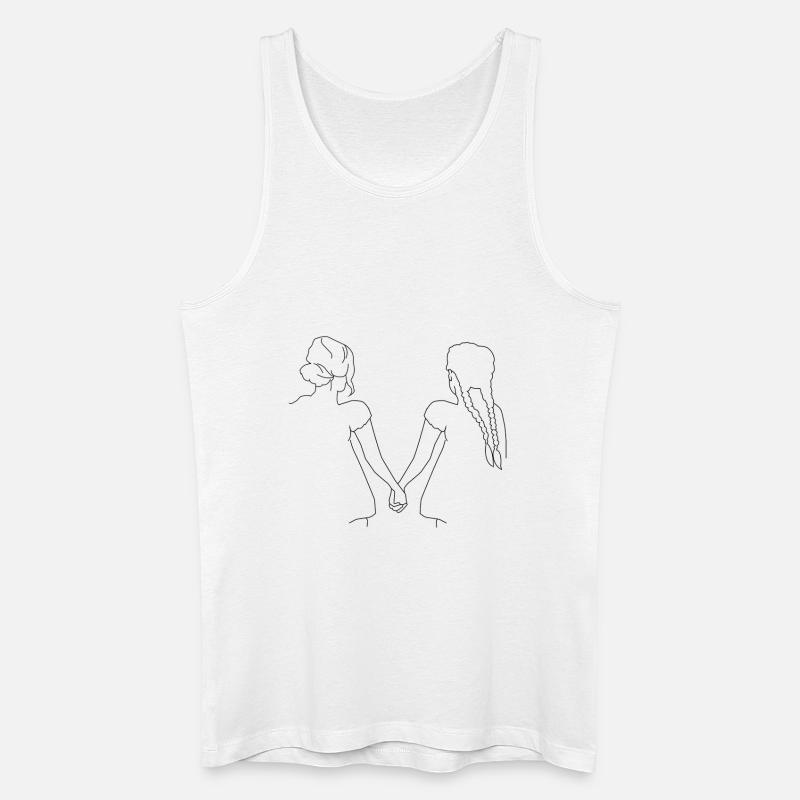Juna - Männer Bio Tank Top - Weiß