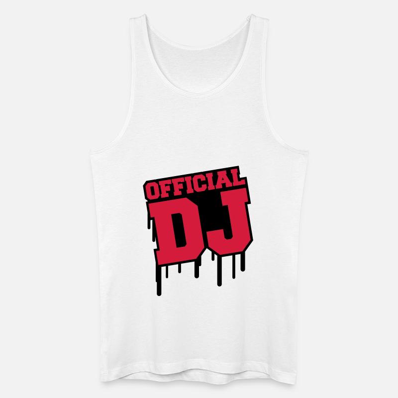 official_dj_c2 - Männer Bio Tank Top - Weiß
