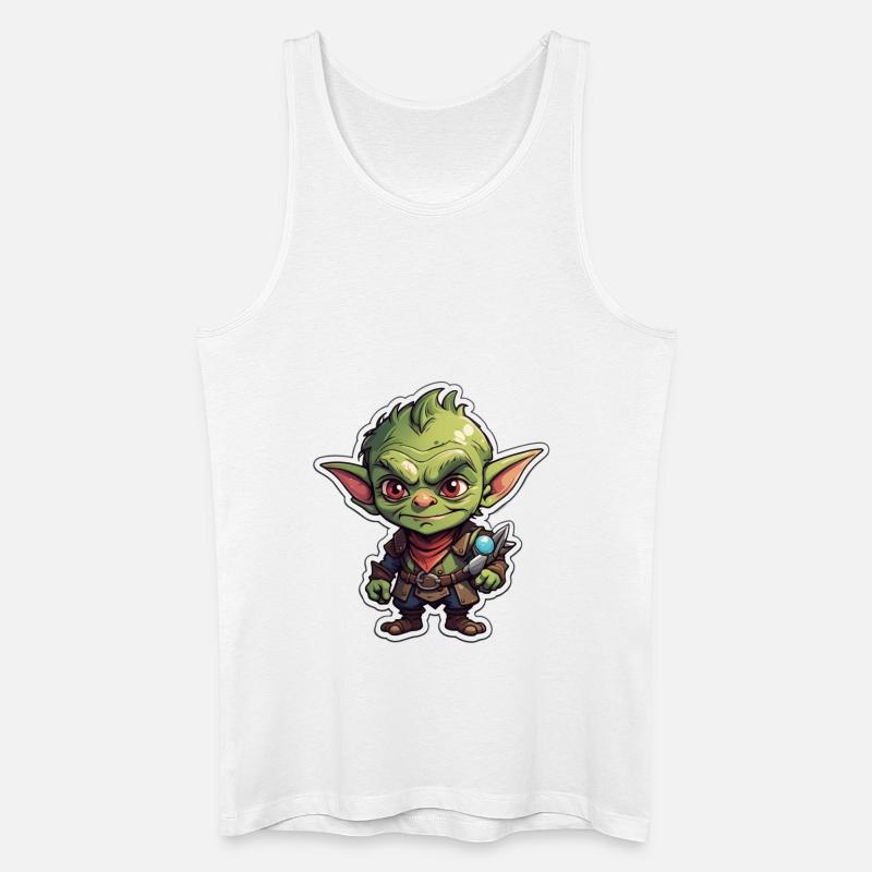Dungeons Troll - Männer Bio Tank Top - Weiß