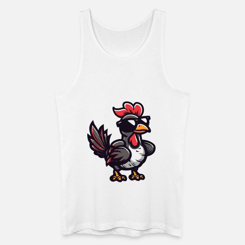 Truthan Comic Cool - Männer Bio Tank Top - Weiß