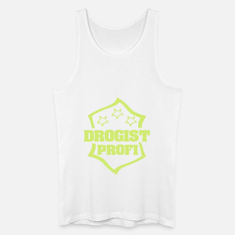 Beruf Drogist - Männer Bio Tank Top - Weiß