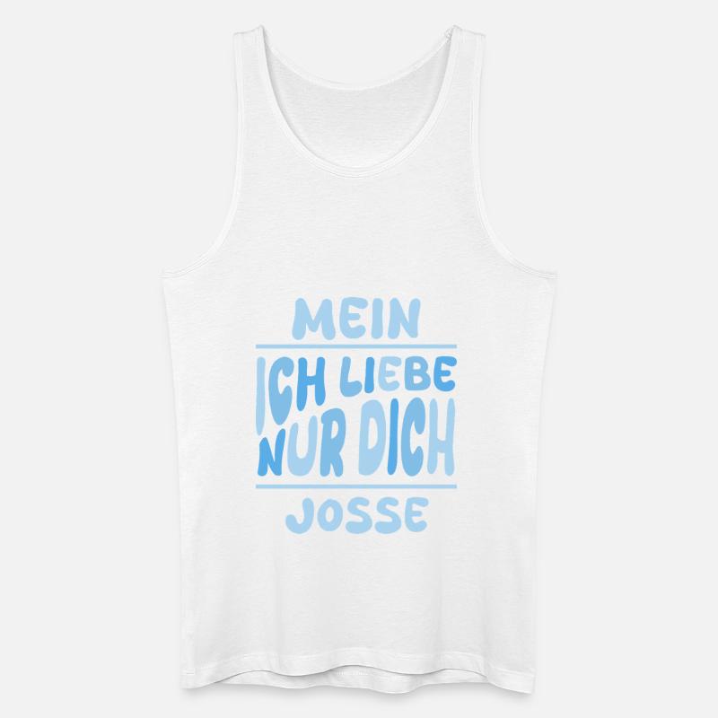 Mann Josse - Männer Bio Tank Top - Weiß