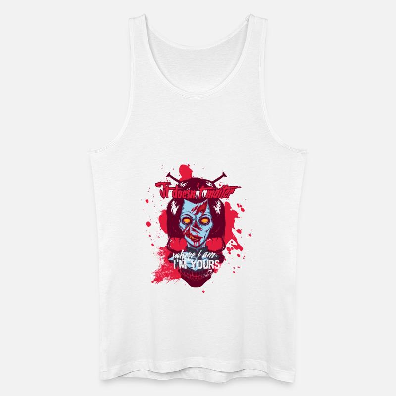 Ich gehöre dir - Männer Bio Tank Top - Weiß