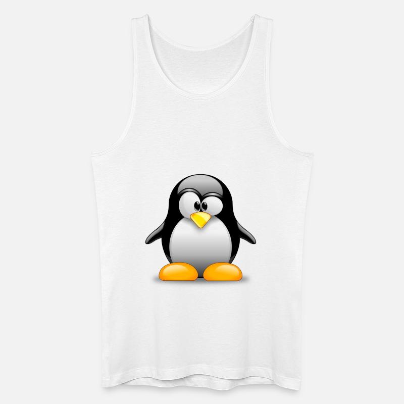 Klassischer Pinguin! Geschenkidee Idee - Männer Bio Tank Top - Weiß