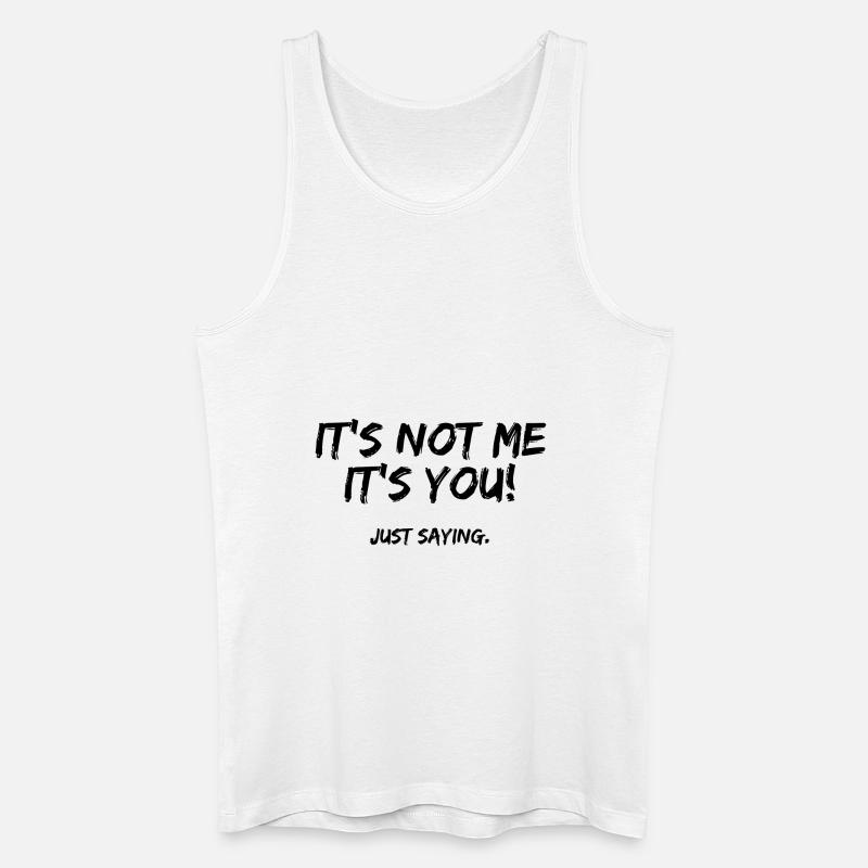Einfach einen Punkt machen - Männer Bio Tank Top - Weiß