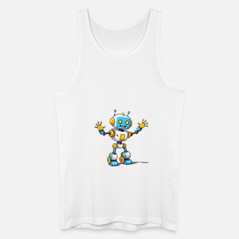 Motivation Algorithm - Männer Bio Tank Top - Weiß