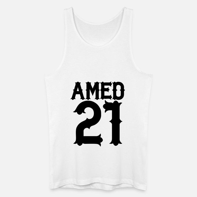 Amed - Männer Bio Tank Top - Weiß