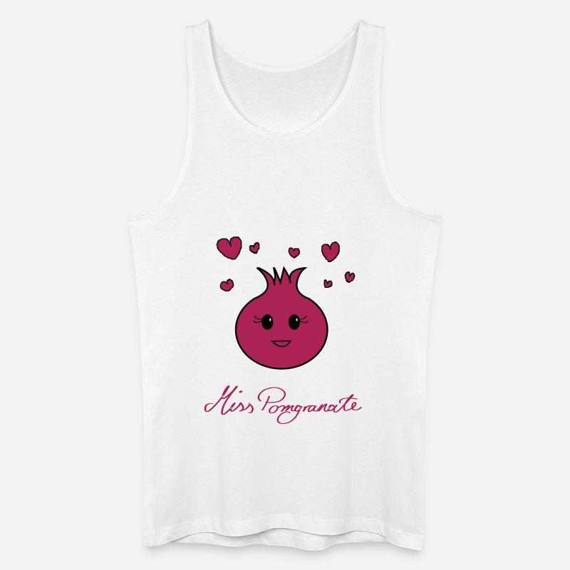 Granatapfel - Männer Bio Tank Top - Weiß