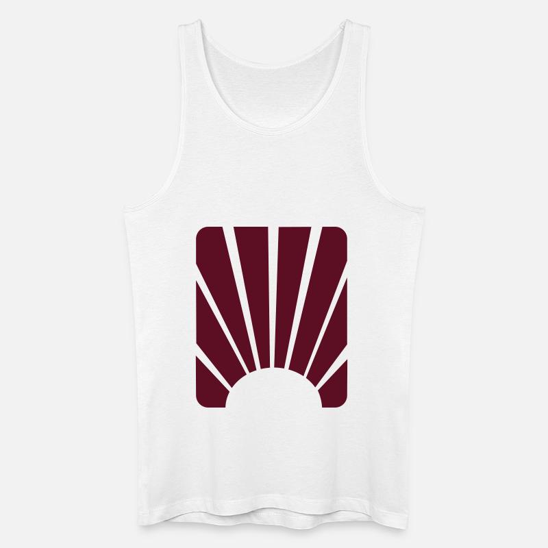 Sun - Männer Bio Tank Top - Weiß