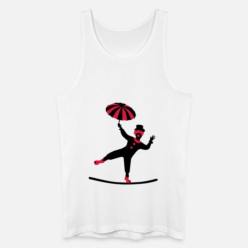 Zirkus - Männer Bio Tank Top - Weiß