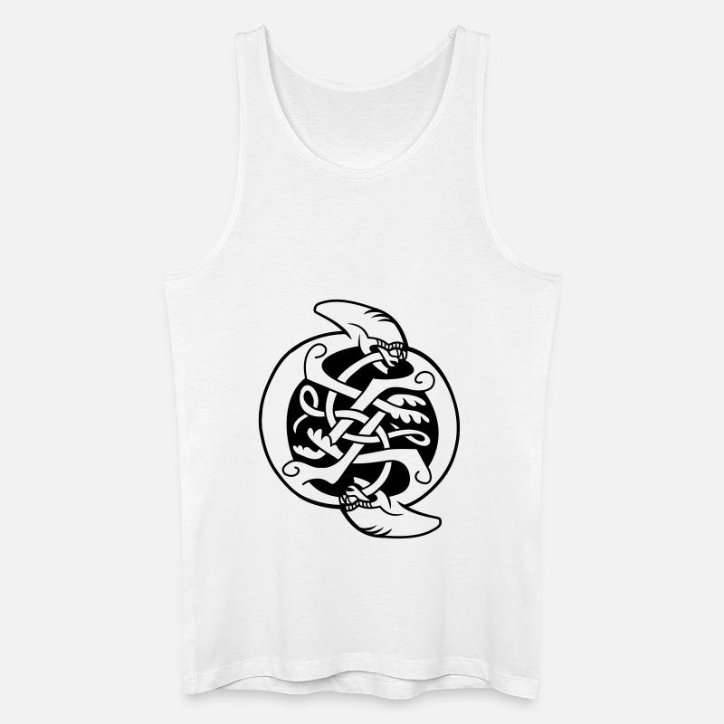 Celtic Xenomorph - Männer Bio Tank Top - Weiß