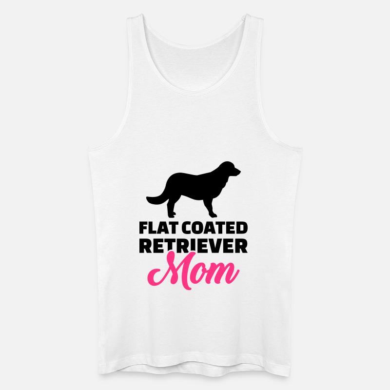 Flat Coated Retriever - Männer Bio Tank Top - Weiß