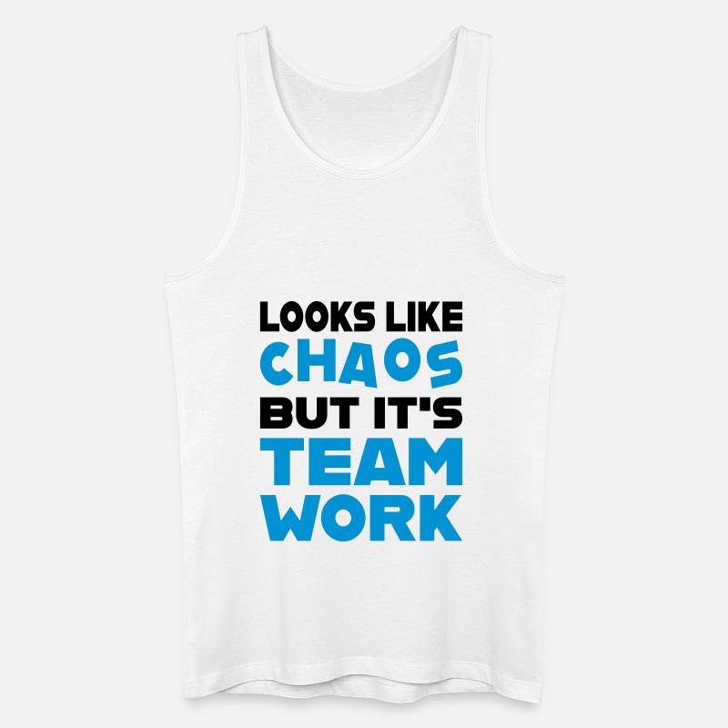 Teamwork - Men’s Organic Tank Top - white