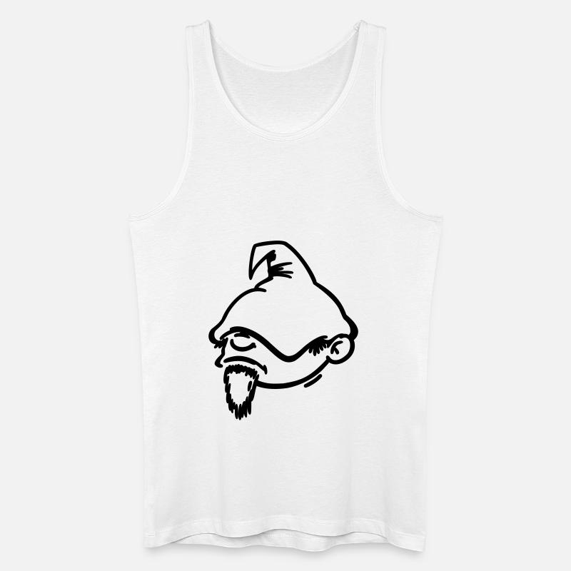Der Sandmann (klein) - Männer Bio Tank Top - Weiß