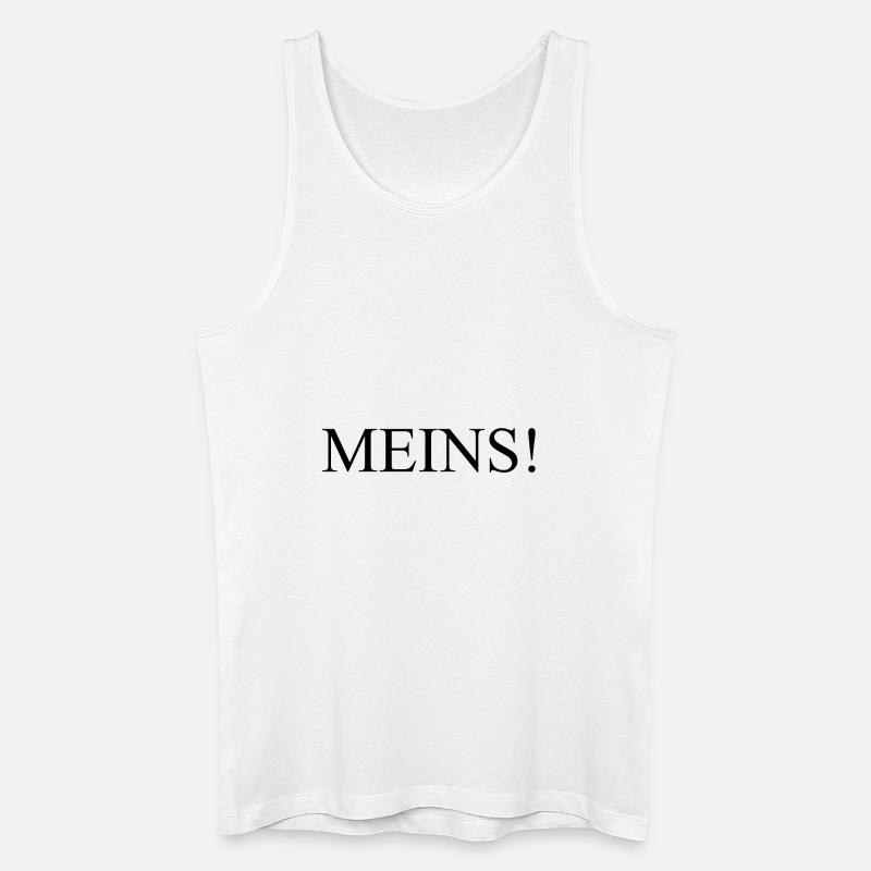 MEINS! - Männer Bio Tank Top - Weiß