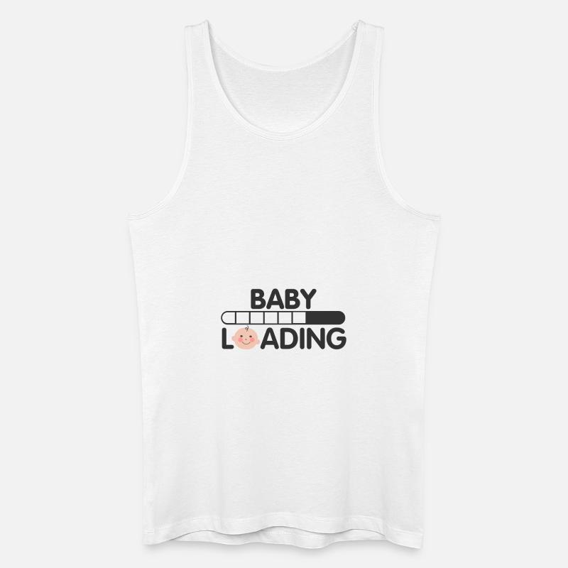 Baby wird geladen - Männer Bio Tank Top - Weiß