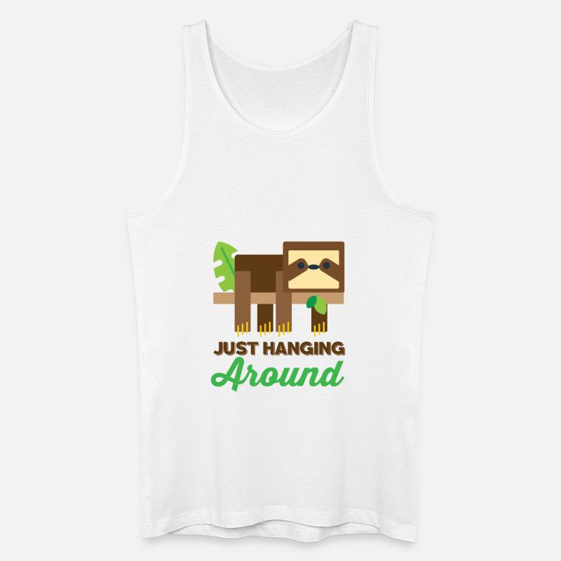 Katze süss - Männer Bio Tank Top - Weiß