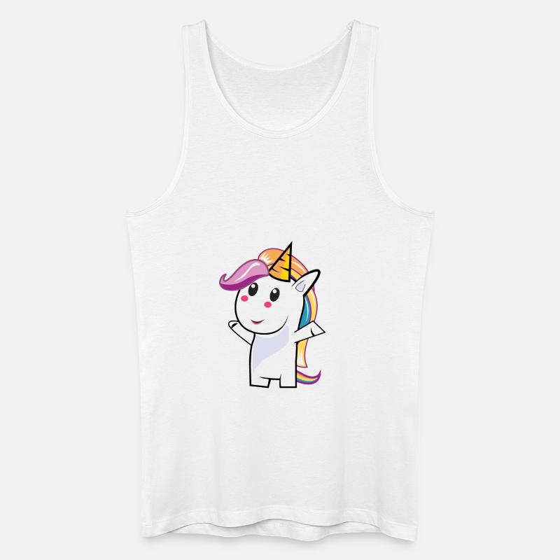 Unicorn cut - Männer Bio Tank Top - Weiß
