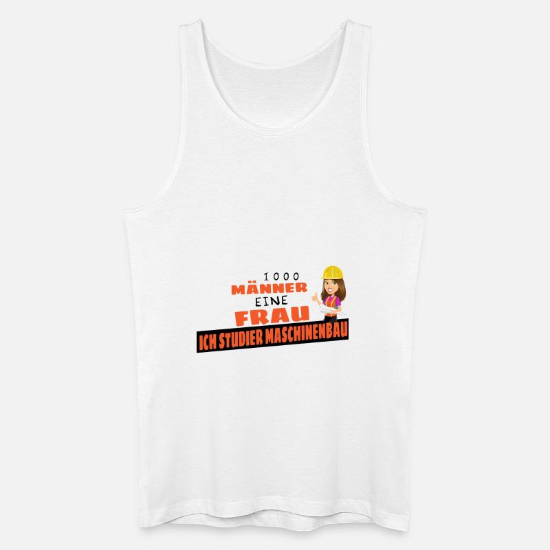 Student Studieren Studium Prokrastination Geschenk - Männer Bio Tank Top - Weiß