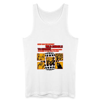 Wild Animals to Survive ! - Männer Bio Tank Top - Weiß - Vorne