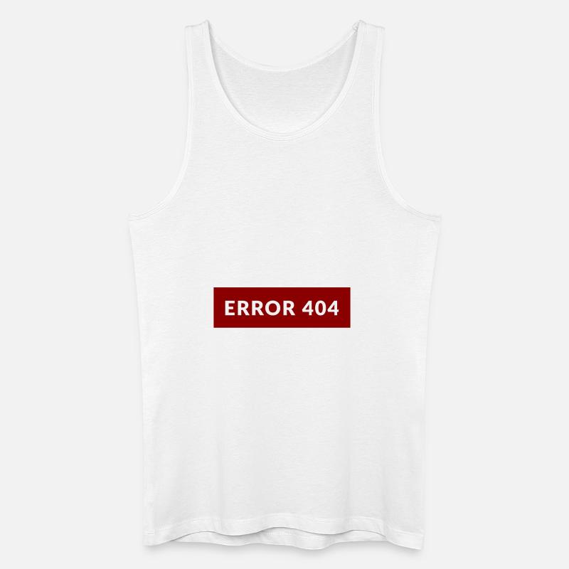 Kostüm Muffel - Error 404. Costume not found - Männer Bio Tank Top - Weiß