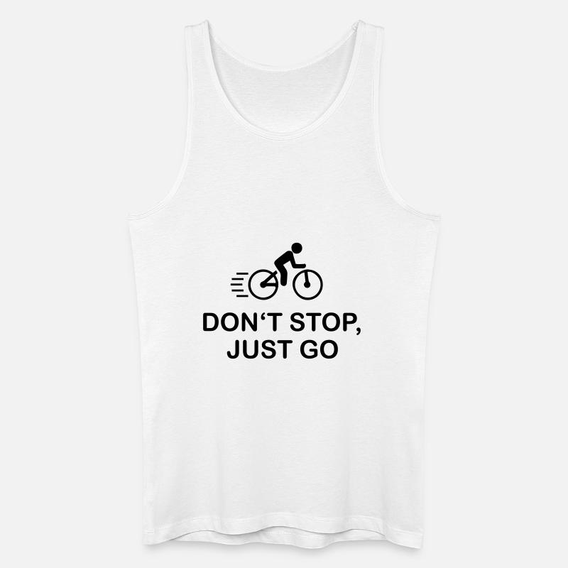Fahrrad - Männer Bio Tank Top - Weiß