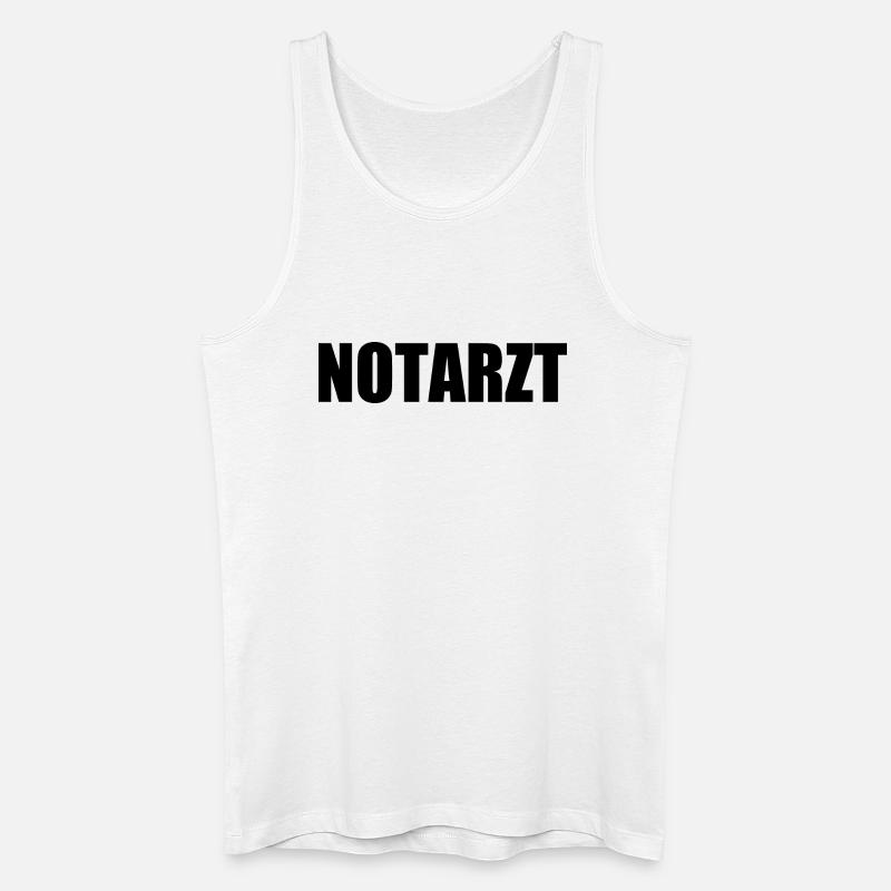 Notarzt - Männer Bio Tank Top - Weiß