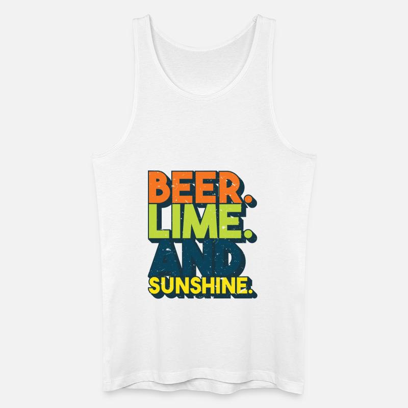 Gutes Bier - Männer Bio Tank Top - Weiß