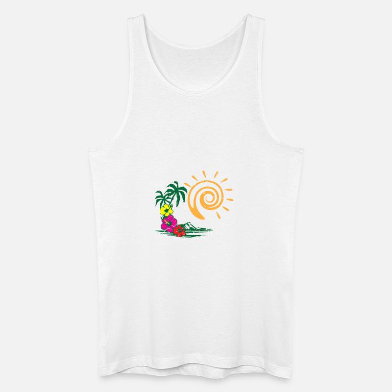 Sommer Sonne - Männer Bio Tank Top - Weiß