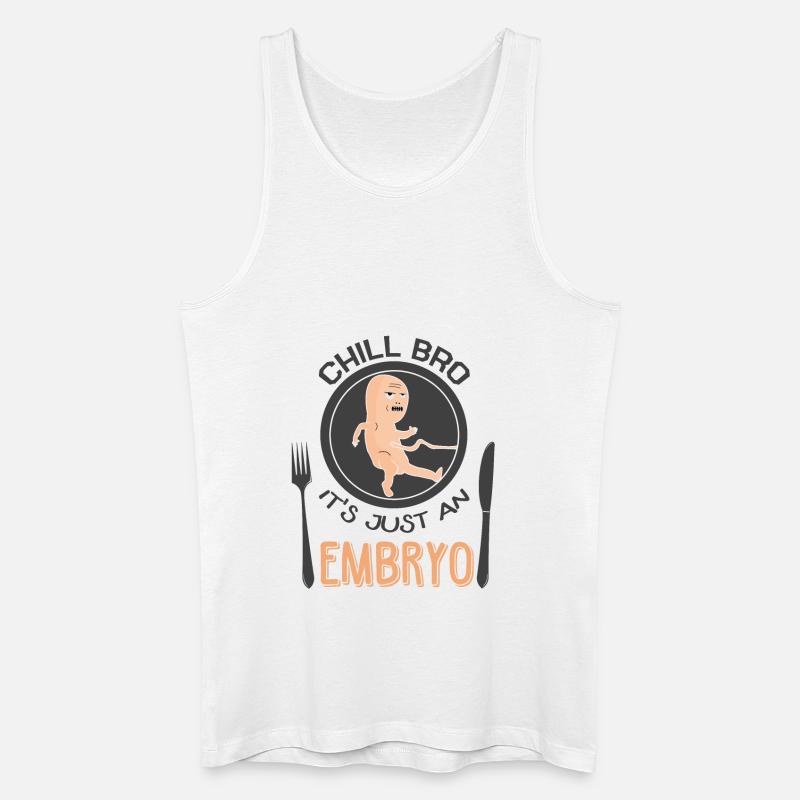 Black humor provocative - Men’s Organic Tank Top - white
