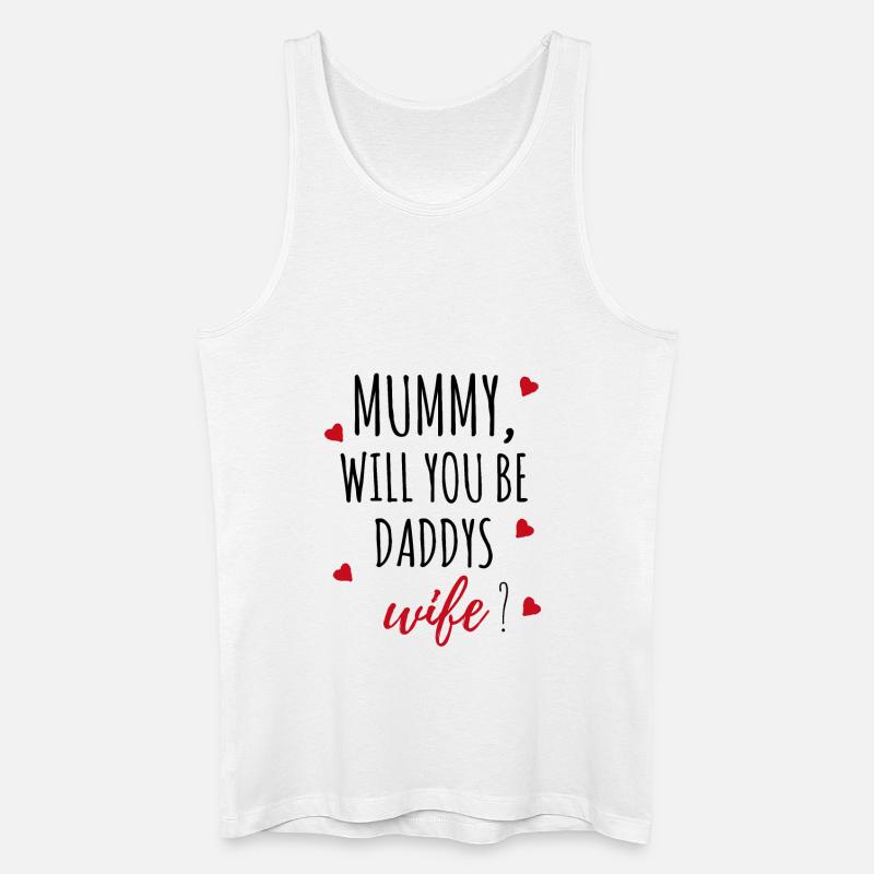 Heiratsantrag Antrag Mummy Geschenk Idee - Männer Bio Tank Top - Weiß