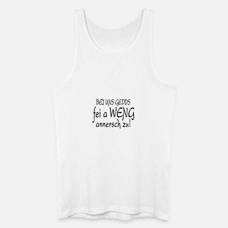 FRANKEN - Spruch - Geschenkidee - Männer Bio Tank Top - Weiß