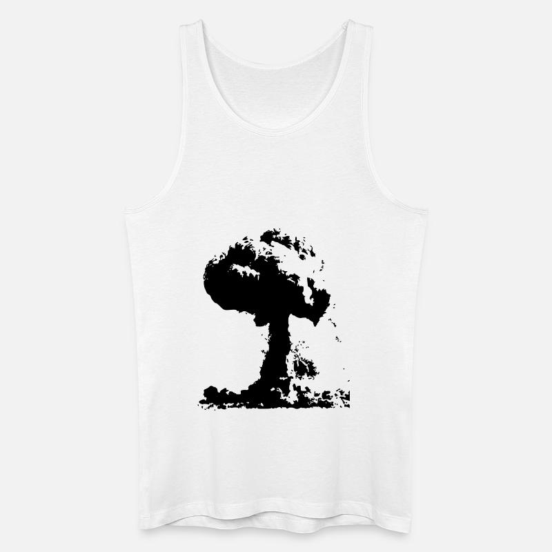 atompilz - Männer Bio Tank Top - Weiß