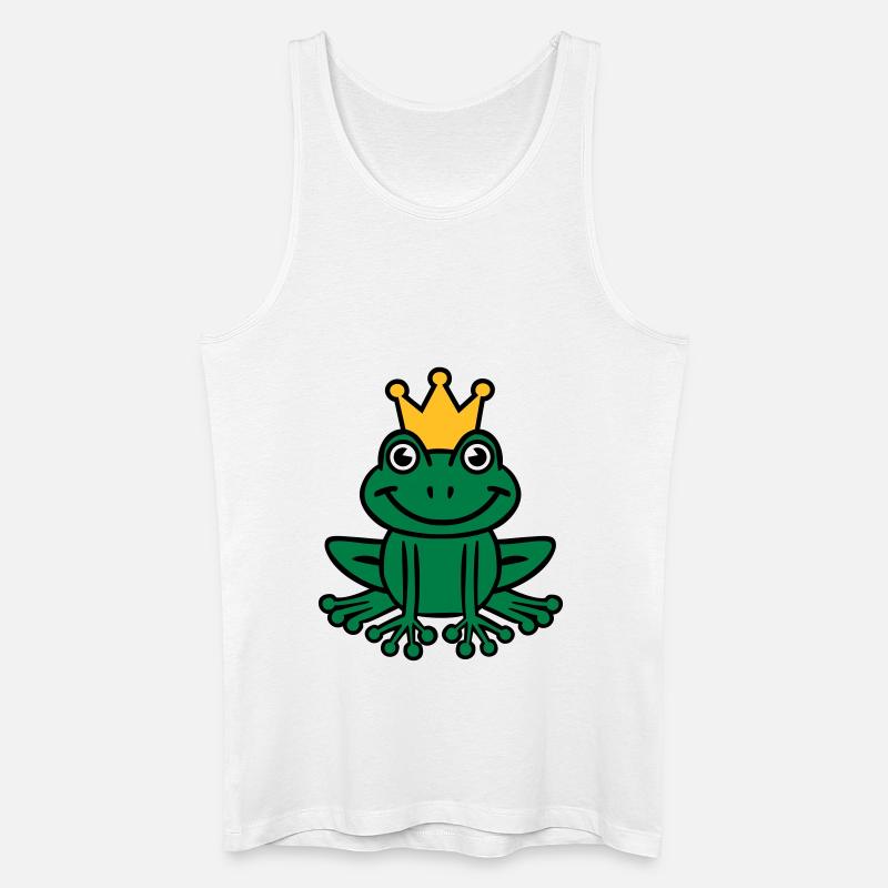 Frosch - Männer Bio Tank Top - Weiß