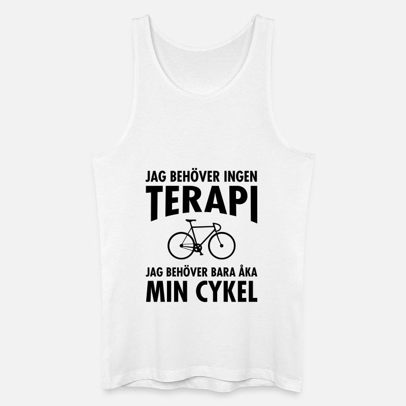 Terapi Min Cykel - Men’s Organic Tank Top - white