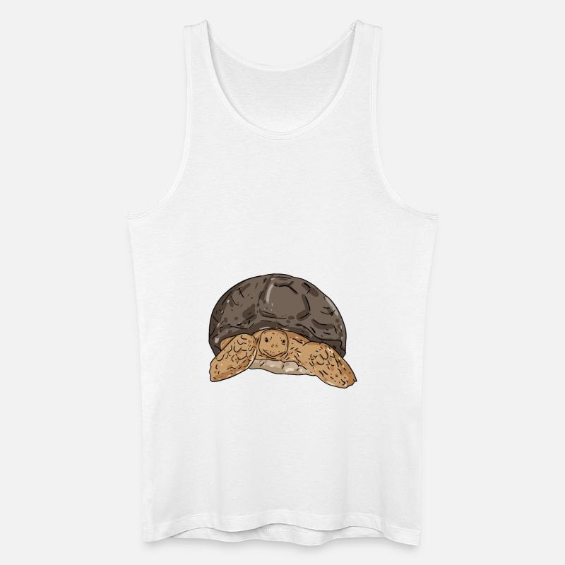 Schildkröte - Männer Bio Tank Top - Weiß