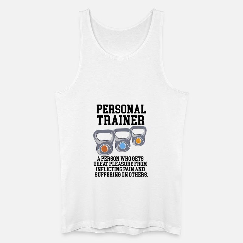Personaltrainer Definition - Männer Bio Tank Top - Weiß