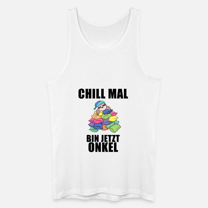 Onkel - Onkel werden - Männer Bio Tank Top - Weiß