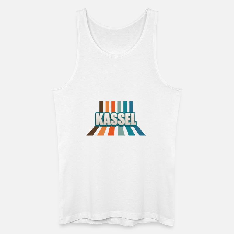 Kasselerin Kasseler Kassel - Männer Bio Tank Top - Weiß