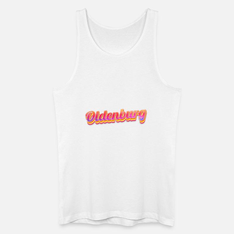 Oldenburgerin Oldenburger Oldenburg - Männer Bio Tank Top - Weiß