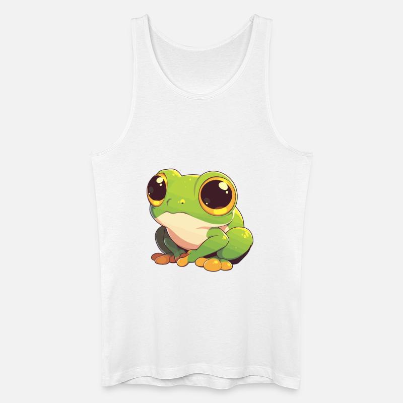 Tree Frog Baumfrösche Baumfrosch - Männer Bio Tank Top - Weiß
