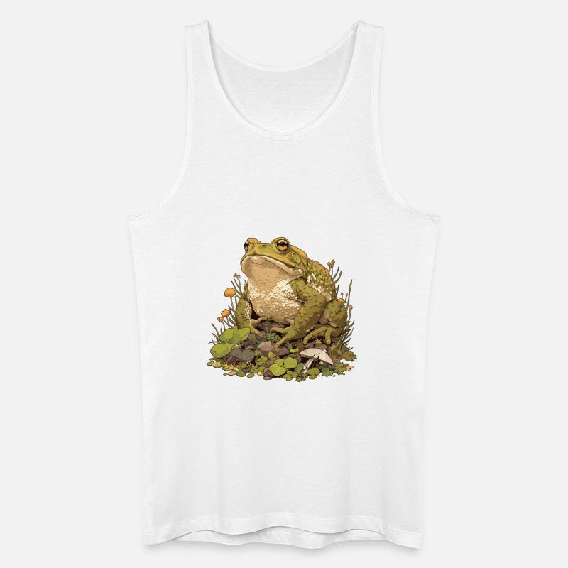 Toad Kröten Kröte - Männer Bio Tank Top - Weiß