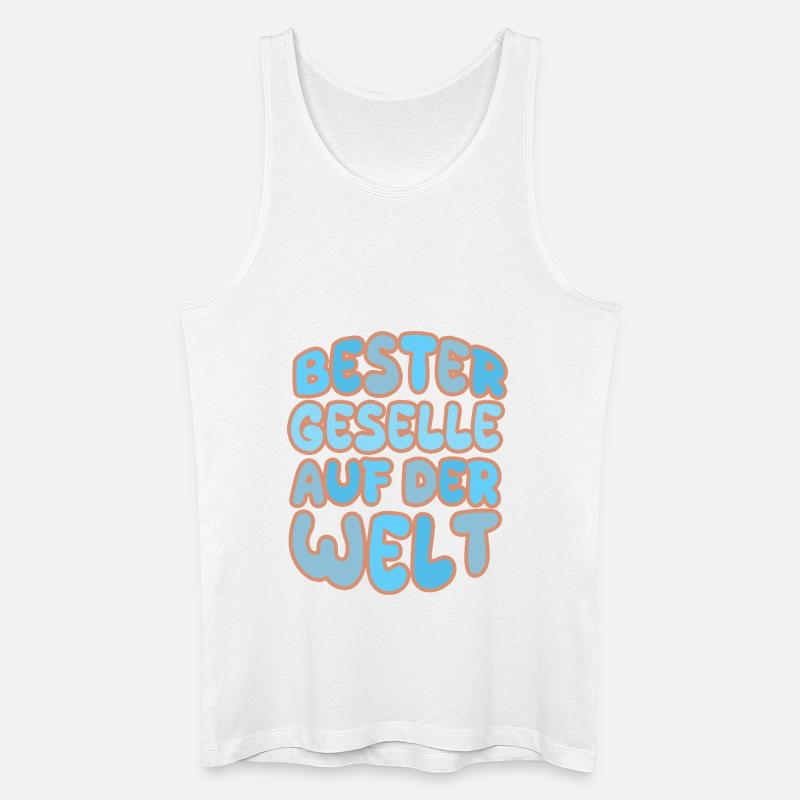 Berufung Geselle - Männer Bio Tank Top - Weiß