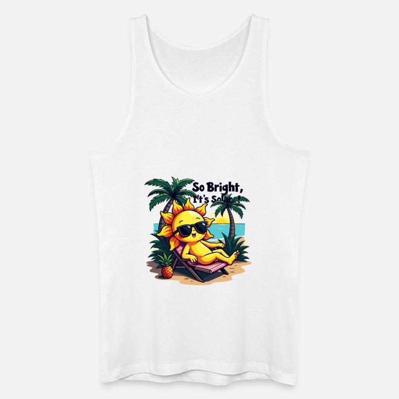 HELL - Männer Bio Tank Top - Weiß