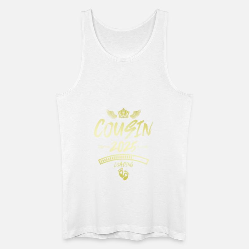 Cousin 2025 Loading Saying - Men’s Organic Tank Top - white