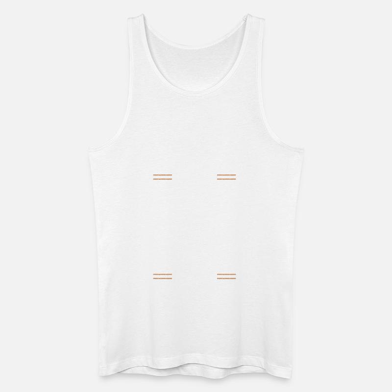 Camping Team - Männer Bio Tank Top - Weiß